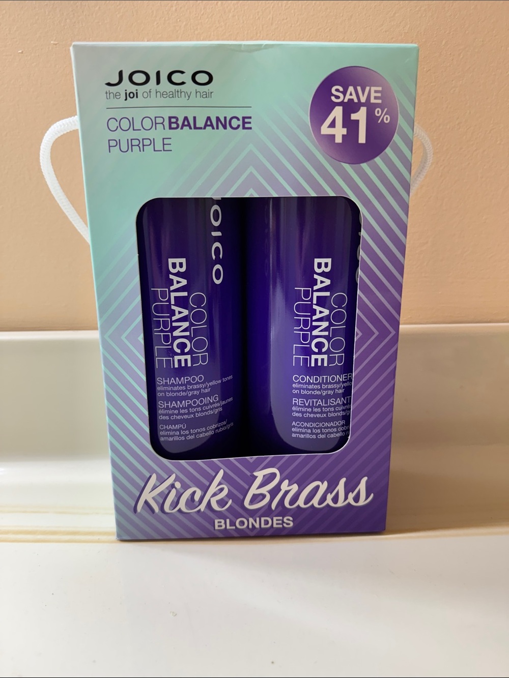 NWT Joico Color Balance Purple Shampoo & Conditioner Duo - Purple